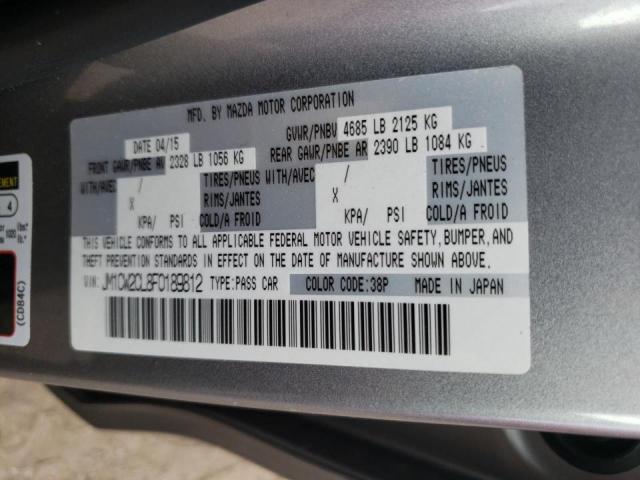 Photo 10 from auction – 2015 MAZDA 5 TOURING with VIN JM1CW2CL8F0189812