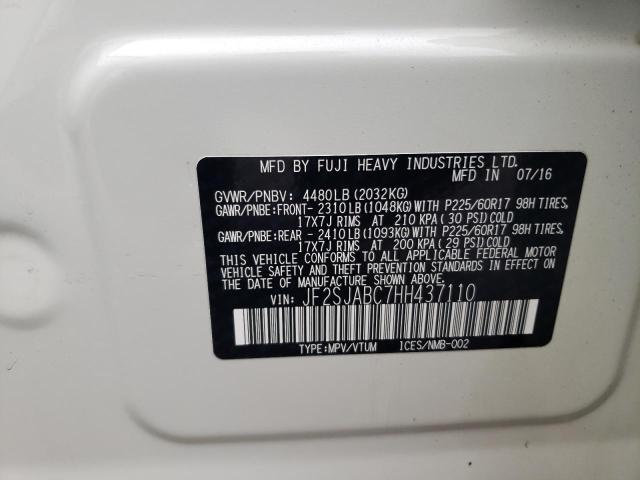 Фото 10 с аукциона – 2017 SUBARU FORESTER 2 с VIN JF2SJABC7HH437110