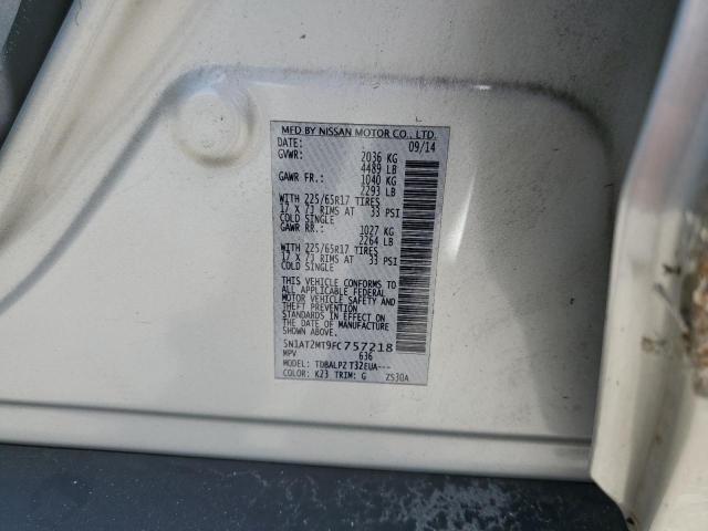 Photo 10 from auction – 2015 NISSAN ROGUE S with VIN 5N1AT2MT9FC757218