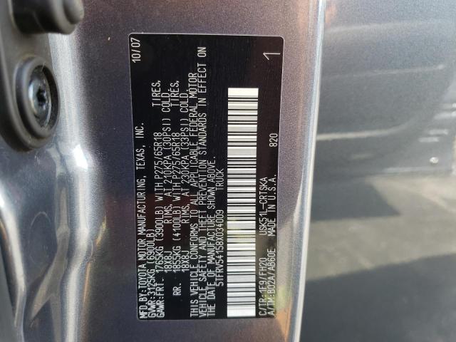 Photo 10 from auction – 2008 TOYOTA TUNDRA DOU with VIN 5TFRV54158X034009