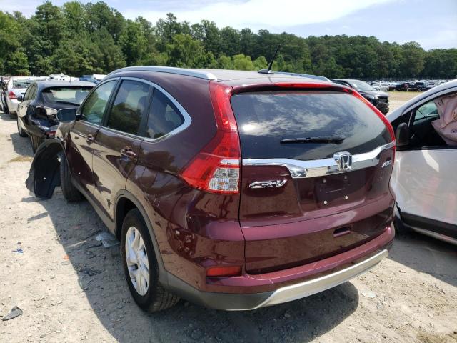 Photo 3 from auction – 2015 HONDA CR-V EXL with VIN 2HKRM4H71FH655557