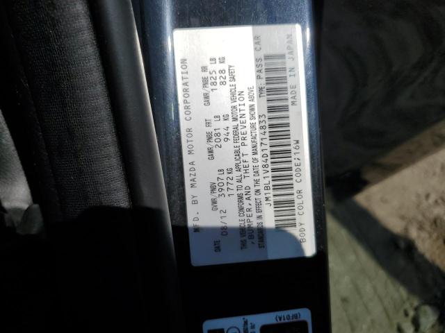 Photo 10 from auction – 2013 MAZDA 3 I with VIN JM1BL1V84D1714833
