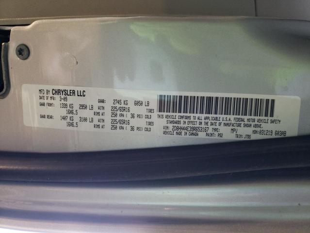 Photo 10 from auction – 2009 DODGE GRAND CARA with VIN 2D8HN44E39R653167