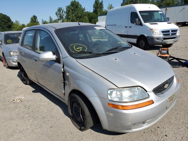 CHEVROLET AVEO BASE 2007 with VIN KL1TD66687B704324 - Photo from auction