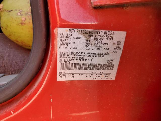 Photo 10 from auction – 2001 FORD F350 SUPER with VIN 1FTWW32S21EB21142