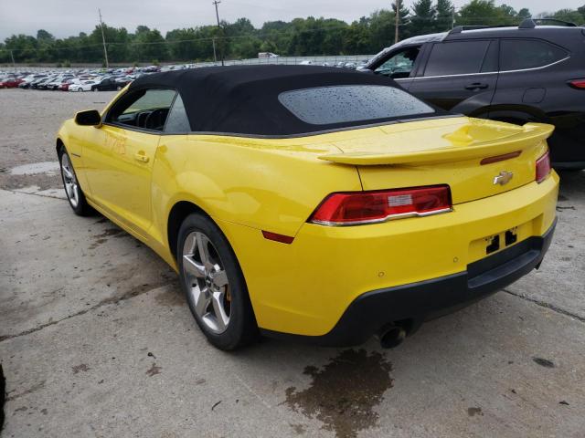 Photo 3 from auction – 2015 CHEVROLET CAMARO LT with VIN 2G1FD3D32F9288311