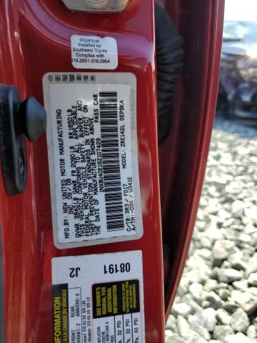 Photo 10 from auction – 2009 TOYOTA COROLLA BA with VIN 1NXBU40E19Z107429