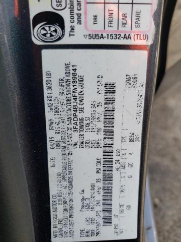Photo 10 from auction – 2015 FORD FIESTA SE with VIN 3FADP4BJ4FM189841