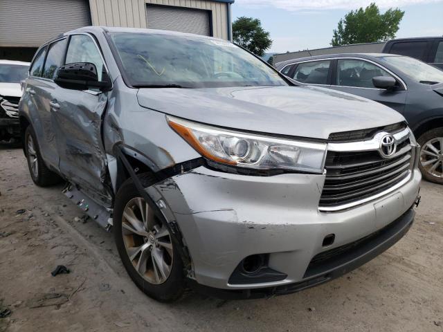 TOYOTA HIGHLANDER 2015 with VIN 5TDBKRFH2FS142425 - Photo from auction