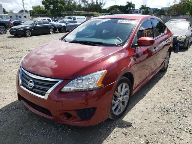 Photo 2 from auction – 2014 NISSAN SENTRA S with VIN 3N1AB7AP6EY334715