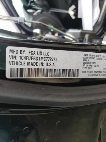 Photo 10 from auction – 2021 JEEP GRAND CHER with VIN 1C4RJFBG1MC772786
