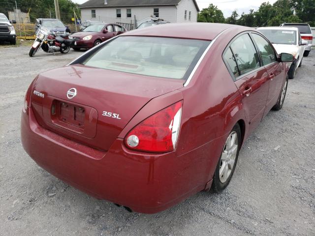 Photo 4 from auction – 2004 NISSAN MAXIMA SE with VIN 1N4BA41E34C862484