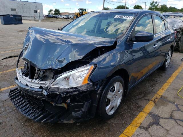 Photo 2 from auction – 2014 NISSAN SENTRA S with VIN 3N1AB7AP3EL662770