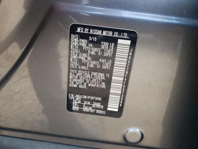 Photo 10 from auction – 2015 INFINITI QX80 with VIN JN8AZ2NF4F9573558