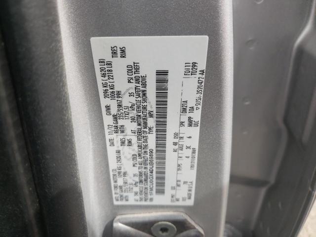 Photo 10 from auction – 2013 FORD ESCAPE SE with VIN 1FMCU0GX4DUB69890