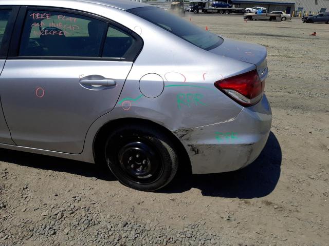 Photo 9 from auction – 2014 HONDA CIVIC LX with VIN 19XFB2F54EE256675