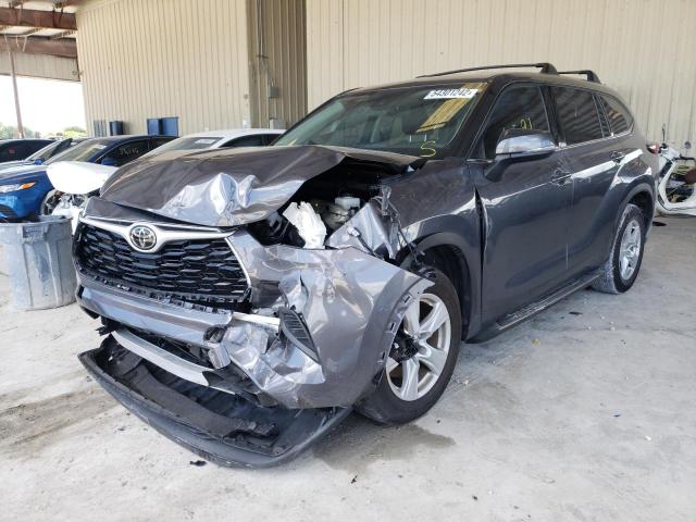 Photo 2 from auction – 2021 TOYOTA HIGHLANDER with VIN 5TDCZRAH1MS520934