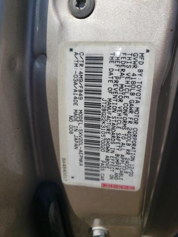 Photo 10 from auction – 2001 TOYOTA CAMRY with VIN JT2BG22K310570020