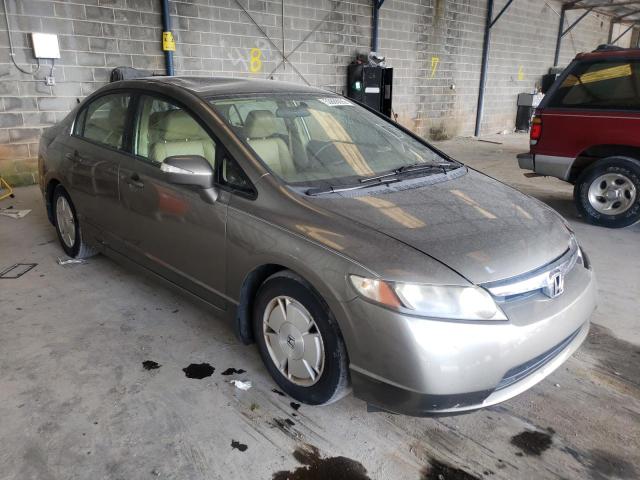 Photo 1 from auction – 2007 HONDA CIVIC HYBR with VIN JHMFA36257S028553