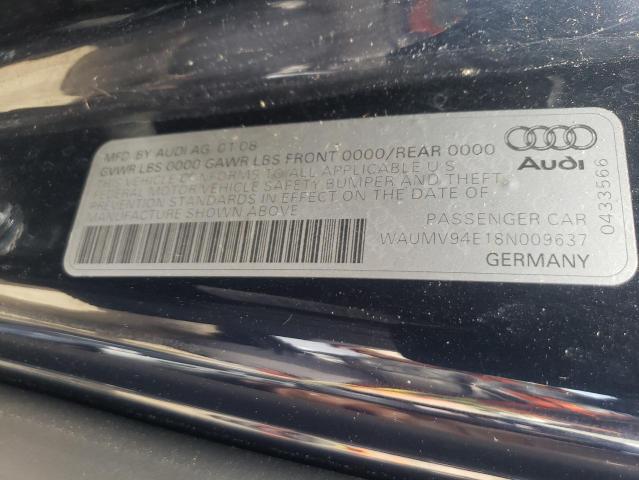 Photo 10 from auction – 2008 AUDI A8 L QUATT with VIN WAUMV94E18N009637