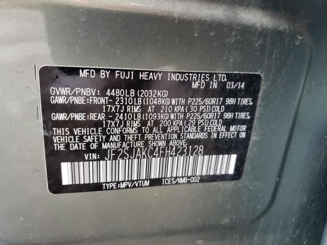 Photo 10 from auction – 2015 SUBARU FORESTER 2 with VIN JF2SJAKC4FH423128