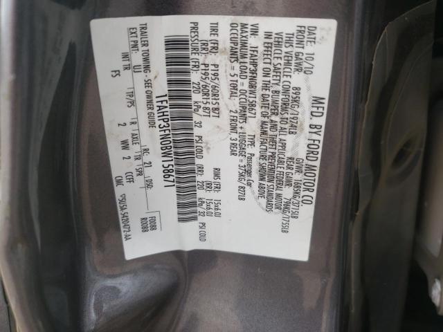 صورة رقم 10 من المزاد - 2011 FORD FOCUS SE مع VIN 1FAHP3FN0BW158671