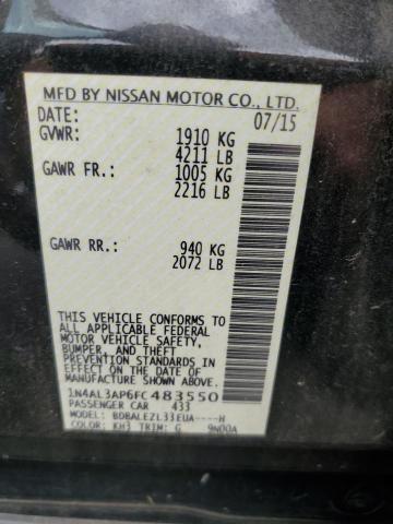 Photo 10 from auction – 2015 NISSAN ALTIMA 2.5 with VIN 1N4AL3AP6FC483550