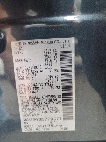 Photo 10 from auction – 2014 NISSAN ROGUE S with VIN 5N1AT2MV3EC779571