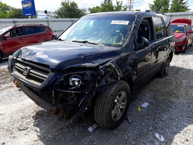 Photo 2 from auction – 2003 HONDA PILOT EXL with VIN 2HKYF18563H582989