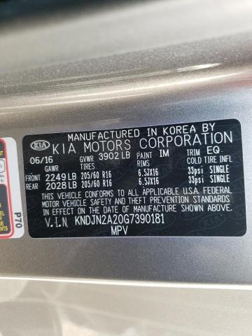 Photo 10 from auction – 2016 KIA SOUL with VIN KNDJN2A20G7390181