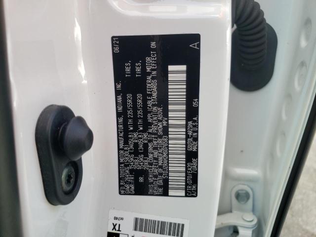 Photo 10 from auction – 2021 TOYOTA HIGHLANDER with VIN 5TDJZRAH2MS076583