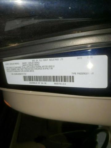 Photo 10 from auction – 2006 SUBARU LEGACY 2.5 with VIN 4S3BL626567217757