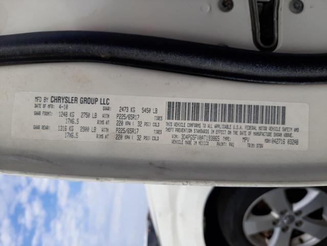 Photo 10 from auction – 2010 DODGE JOURNEY SX with VIN 3D4PG5FV0AT193865
