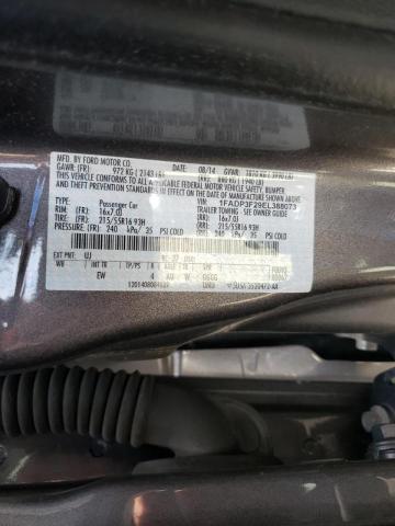 Photo 10 from auction – 2014 FORD FOCUS SE with VIN 1FADP3F29EL388073