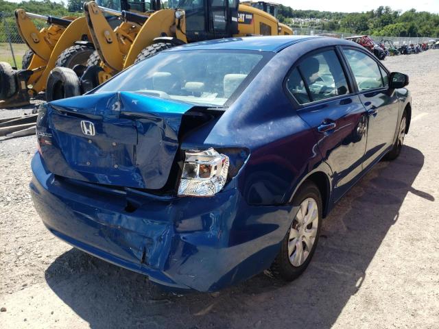 Photo 4 from auction – 2012 HONDA CIVIC LX with VIN 2HGFB2F54CH508380
