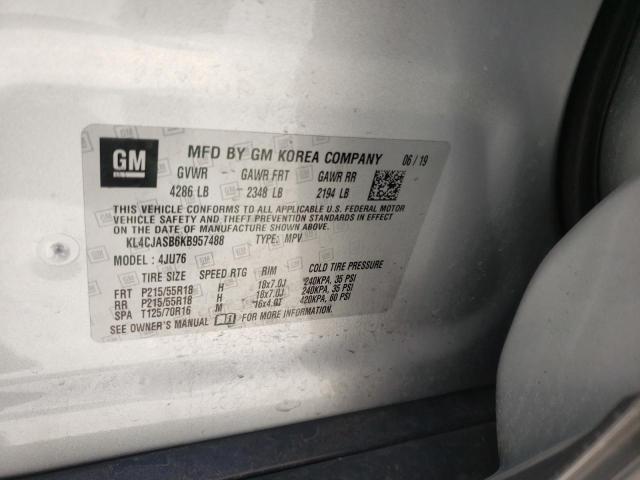 Photo 10 from auction – 2019 BUICK ENCORE PRE with VIN KL4CJASB6KB957488