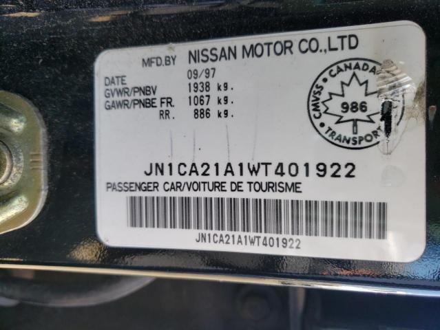 Photo 10 from auction – 1998 NISSAN MAXIMA GLE with VIN JN1CA21A1WT401922