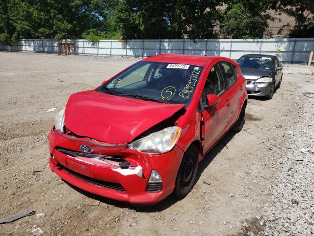 Photo 2 from auction – 2013 TOYOTA PRIUS C with VIN JTDKDTB39D1552330