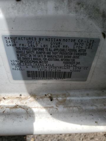 Photo 10 from auction – 2017 NISSAN VERSA NOTE with VIN 3N1CE2CP6HL361737