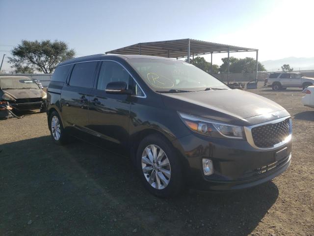 KIA SEDONA EX 2016 with VIN KNDMC5C11G6138096 - Photo from auction