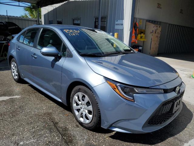 TOYOTA COROLLA LE 2021 with VIN 5YFEPMAE1MP222187 - Photo from auction