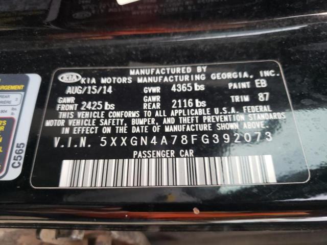 Photo 10 from auction – 2015 KIA OPTIMA EX with VIN 5XXGN4A78FG392073