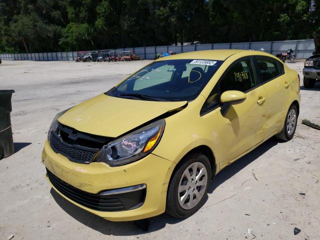 Photo 2 from auction – 2016 KIA RIO LX with VIN KNADM4A33G6658177