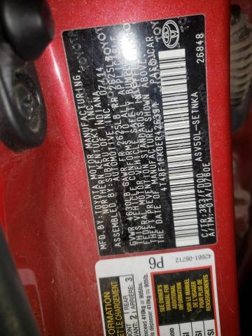 Photo 10 from auction – 2014 TOYOTA CAMRY L with VIN 4T4BF1FK0ER426391