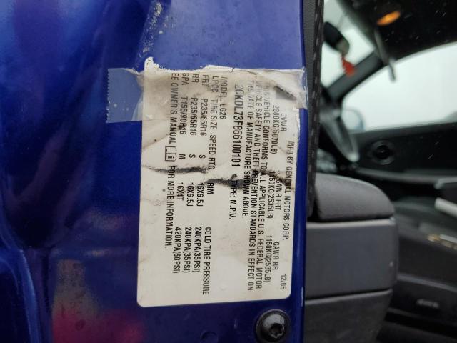 Photo 10 from auction – 2006 PONTIAC TORRENT with VIN 2CKDL73F866100101