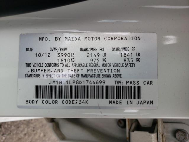 Photo 10 from auction – 2013 MAZDA 3 I with VIN JM1BL1LP8D1744699