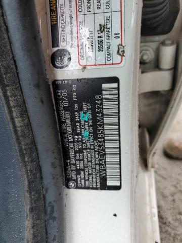 Photo 10 from auction – 2005 BMW 330 I with VIN WBAEV53485KM43248