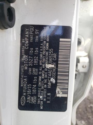 Photo 10 from auction – 2016 HYUNDAI ACCENT SE with VIN KMHCT4AE6GU965255
