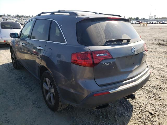 Photo 3 from auction – 2011 ACURA MDX TECHNO with VIN 2HNYD2H65BH550220