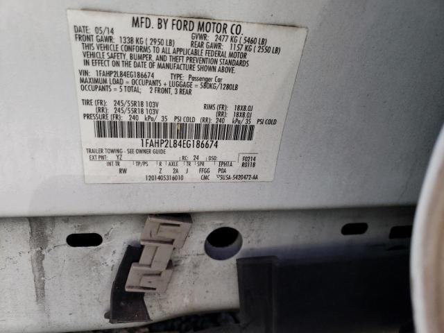 Photo 10 from auction – 2014 FORD TAURUS POL with VIN 1FAHP2L84EG186674